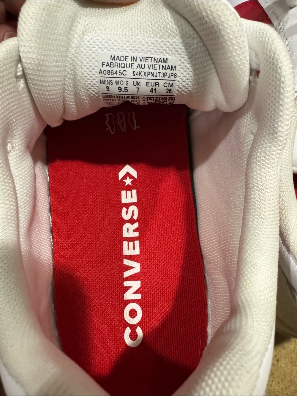 Converse size 9.5 W 8 M - Picture 7 of 7